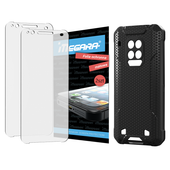 matowa folia ochronna do hammer construction 6 cali + etui silikonowe tpu