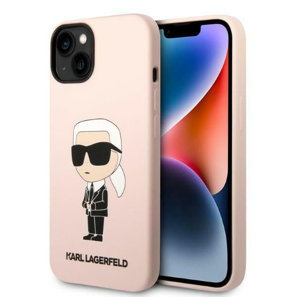 Etui Karl Lagerfeld do iPhone 15 Plus, iPhone 14 Plus, Różowy zdjęcie 1