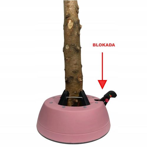 Stojak choinkowy KAMAI START 1 do drzewka 2,0m RÓŻOWY na Arena.pl