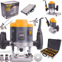 FREZARKA GÓRNOWRZECIONOWA KRAWĘDZIOWA WYCINARKA 2000W 6/8mm + FREZY 35szt