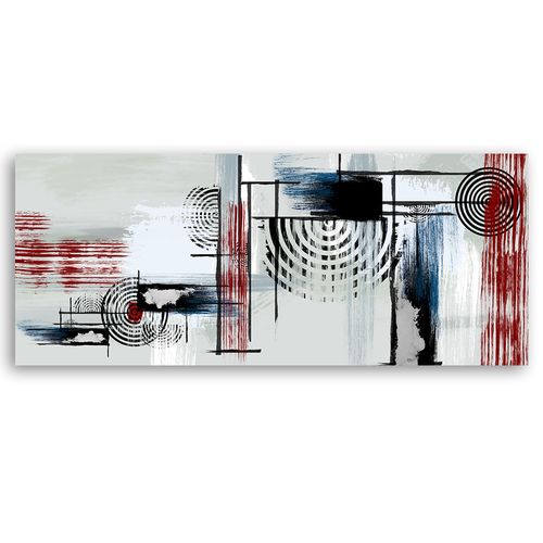 Obraz na płótnie, Abstrakcja na szarym tle 90x30 na Arena.pl