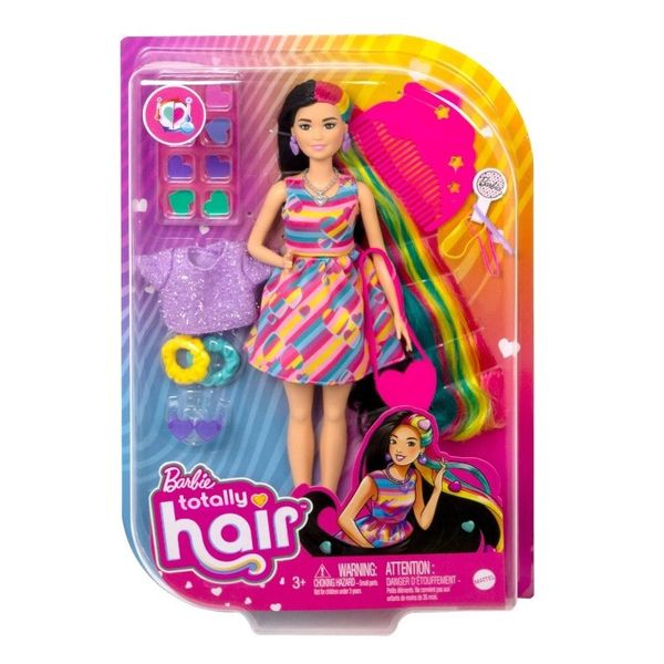 Lalka Barbie Totally Hair Serca zdjęcie 1