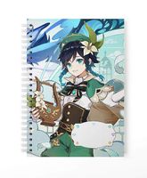 Zeszyt A5 100 stron w kratkę Genshin Impact - Venti