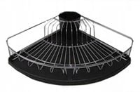 Suszarka do Naczyn Ociekacz na Sztucce Talerze Narozna Metalowa Czarna