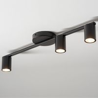 Nowoczesne tuby do przedpokoju Sky czarna lampa metalowa