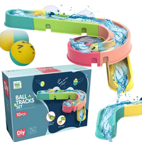 Zjeżdżalnia Do Kąpania Tor Zabawka Do Wanny Wodny Kulkowy Zestaw Do Wody