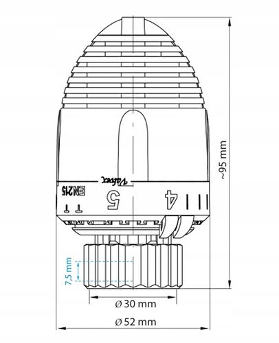 Głowica termostatyczna VECTOR GZ.05 do ZT22 Valvex na Arena.pl