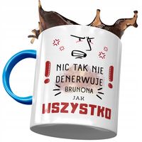 Kubek Błękitny Dla Brunona Kolegi Męża Na Prezent Z Nadrukiem Ze Zdjęciem