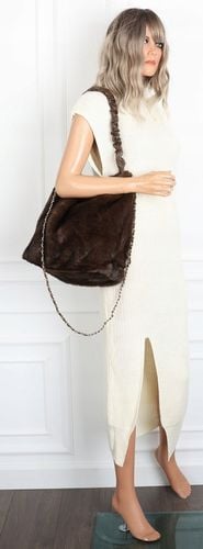 TOREBKA DAMSKA A4 NA RAMIĘ Z FUTERKA WŁOSKA MARKA XY2503 czekoladowa na Arena.pl