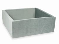 Suchy basen 110x110x40 Velvet szary bez piłeczek