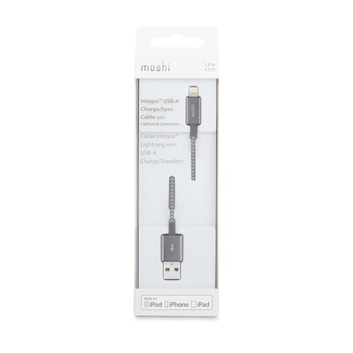 Moshi Integra - Kabel Apple Lightning MFi 1,2 m (Titanium Gray) na Arena.pl