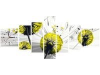 70CM 160CM ZEGAR 7 ELEME ŻÓŁTE DMUCHAWCE DRUK OBRAZ