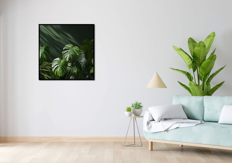 Plakat 80x80cm Szepczące Liście zdjęcie 4