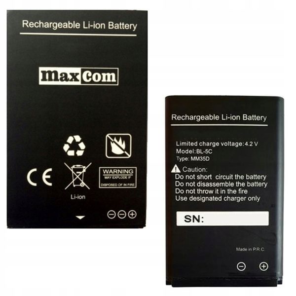 Akumulator Bateria Do MaxCom MM334, MM920 Maxcom 1400 mAh zdjęcie 3