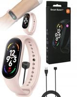 SMARTWATCH SMARTBAND OPASKA RÓŻOWA SPORTOWA ZEGAREK M7s 2023 NOWA WERSJA