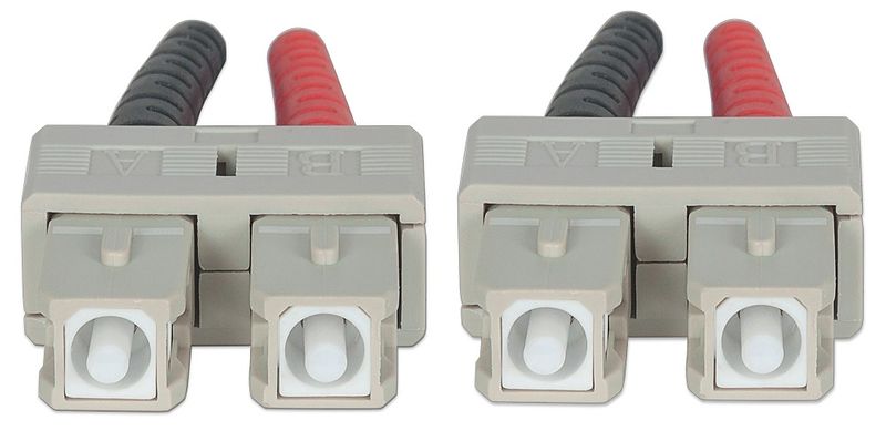 PATCH FIBER TECHLY SC/SC DUPLEX 50/125 5M OM3 MULTIMODE 027940 zdjęcie 3