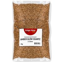 Kruger Meier Amber Glow Quartz 2–3,5 mm – Żwirek akwarystyczny 2 kg