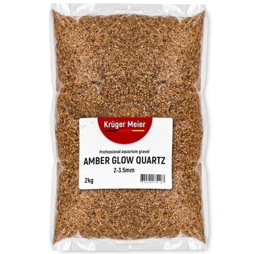 Kruger Meier Amber Glow Quartz 2–3,5 mm – Żwirek akwarystyczny 2 kg na Arena.pl