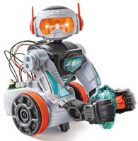 Robot do programowania Clementoni szary plastikowy z efektami świetlnymi