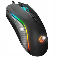 Rampage SMX-R44V2 gamingowa 12800 DPI RGB LED 1K Hz HUANO Makro czarna