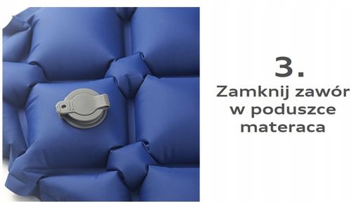 2x DMUCHANA MATA MATERAC Z WBUDOWANĄ POMPKĄ DWUOSOBOWA KARIMATA ULTRA LEKKA na Arena.pl