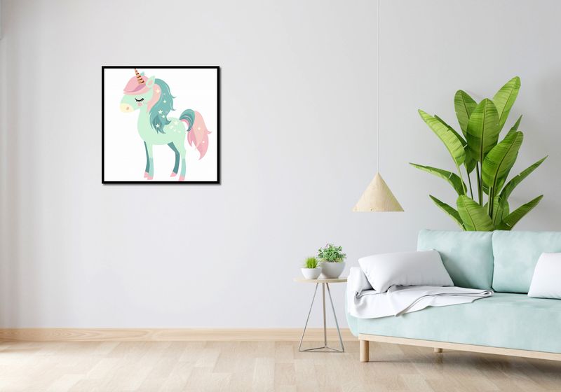 Plakat 70x70cm Jednorożec Marzeń zdjęcie 4