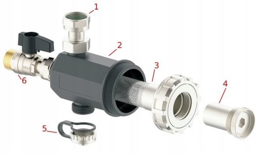 FILTR MAGNETYCZNY SEPARATOR ZANIECZYSZCZEŃ IBO 3/4 CALA DN20 KLUCZ ZAWÓR na Arena.pl