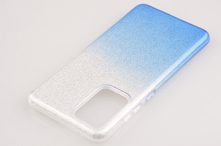 Etui brokatowe Bling do Samsung Galaxy A72 niebieski zdjęcie 4