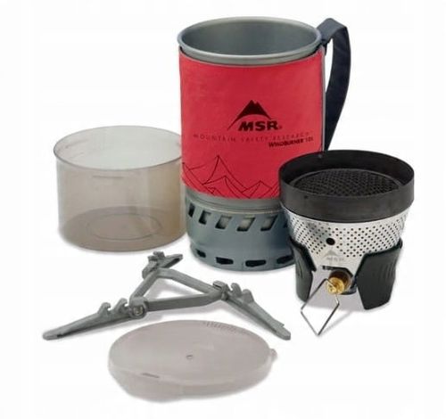 Kuchenka turystyczna MSR WindBurner Personal Stove System 1L Red na Arena.pl