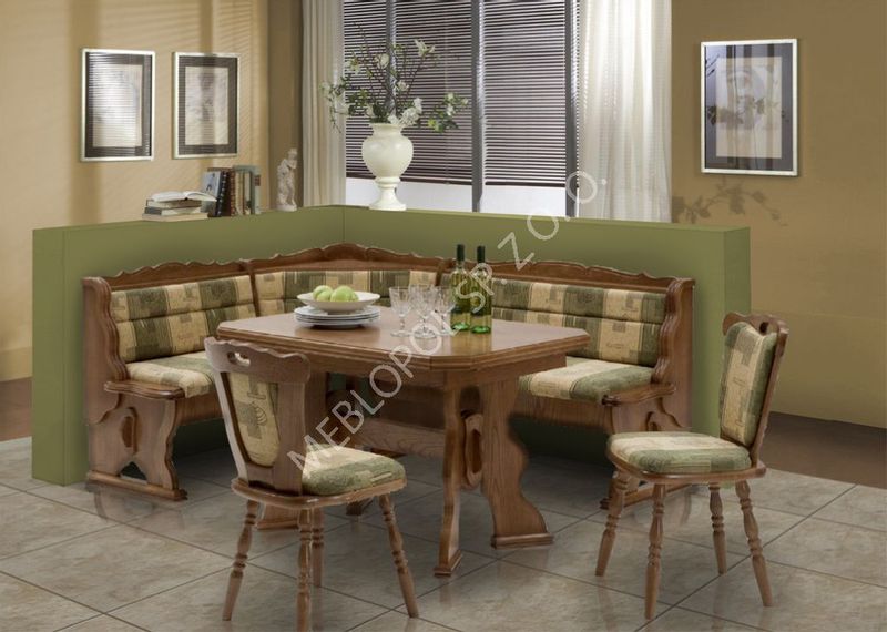 Dębowy narożnik kuchenny MEBLOPOL 1 zdjęcie 1