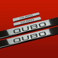 Listwa progowa FIAT QUBO Stal nierdzewna 304 połysk 4szt