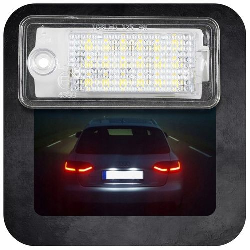 Podświetlenie Lampki LED Tablicy Rejestracyjnej Audi A3 8P A4 B6 B7 A6 na Arena.pl