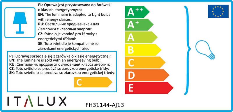 Regulowana LAMPA halogenowa LUMEN FH31144-AJ13 Italux metalowa OPRAWA sufitowa spot REFLEKTORKI białe zdjęcie 3