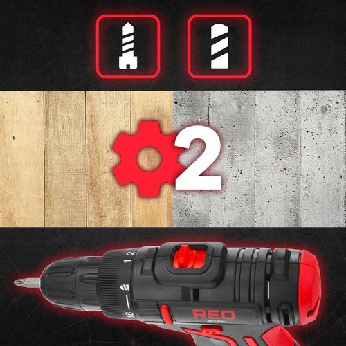 WIERTARKO WKRĘTARKA AKUMULATOROWA 21V MOCNA WKRĘTAK ZAKRĘTARKA 2xAKU na Arena.pl