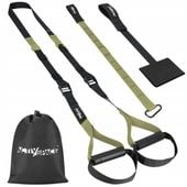 TAŚMY DO ĆWICZEŃ TRX CROSSFIT PASY TRENINGOWE Z AKCESORIAMI WYSOKA