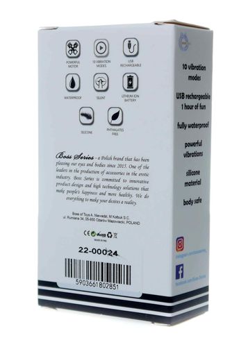 Dyskretny Sex Masażer Mini Wibrator 9Cm 10Trybów na Arena.pl