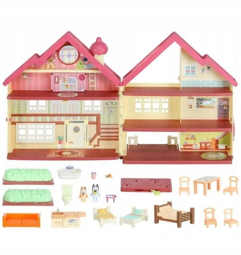 MOOSE TOYS BLUEY NIESAMOWITY DOM ZE ŚWIATŁEM I DŹWIĘKIEM DEMEK Z FIGURKAMI na Arena.pl