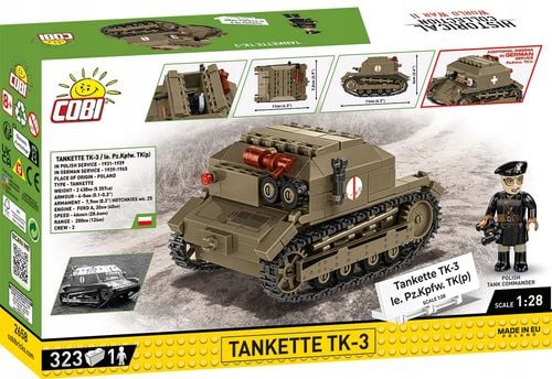 Tankietka TK-3 Historical Collection Cobi na Arena.pl