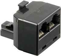 ADAPTER - TRÓJNIK RJ45 8P8C/2X8P8C  M/F