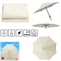 Poszycie Wymienne Materiał Parasol Ogrodowy 8 segmentów 300 Cm