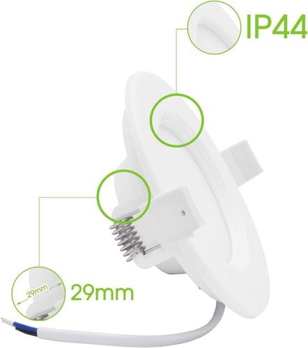 Reflektor punktowy LED  4W 200lm 90mm 3szt na Arena.pl