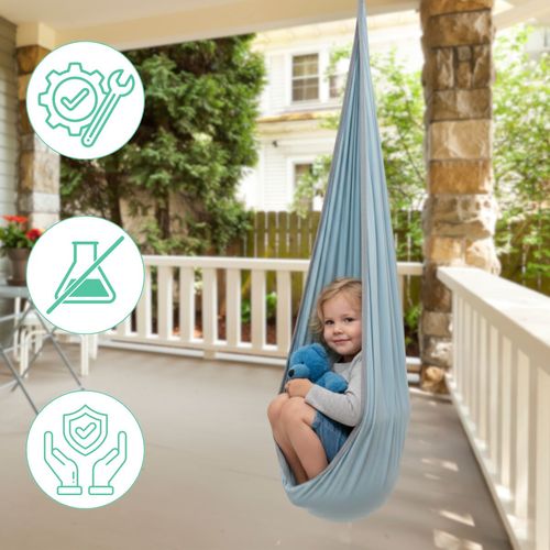 huśtawka kokon błękitny na Arena.pl