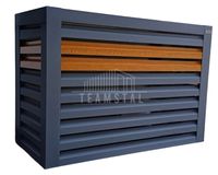 Osłona klimatyzatora - pompy ciepła 130x50x110 cm antracyt TS564