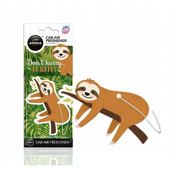 Zapach AROMA CAR Animals Cellulose SLOTH DAISY zdjęcie 1