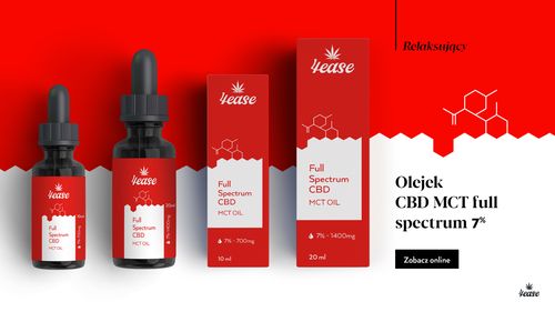 OLEJEK CBD MCT 7% 700mg 10ml/PEŁNE SPEKTRUM na Arena.pl
