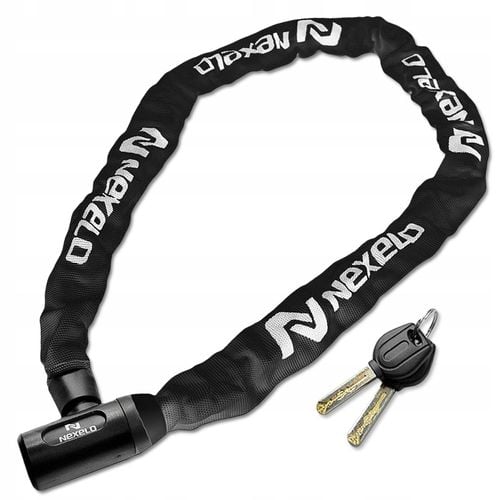 ZAPIĘCIE ROWEROWE BLOKADA ROWERU ŁAŃCUCH 6x120 CM ZABEZPIECZENIE ŁAŃCUCHOWE na Arena.pl