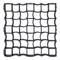 kratka trawnikowa 50cm x 50cm wysokość 4cm czarna opl