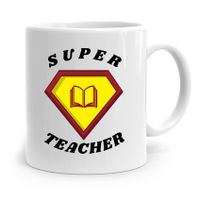 Kubek Na Dzień Nauczyciela Super Teacher Prezent Z Nadrukiem Ze Zdjęciem