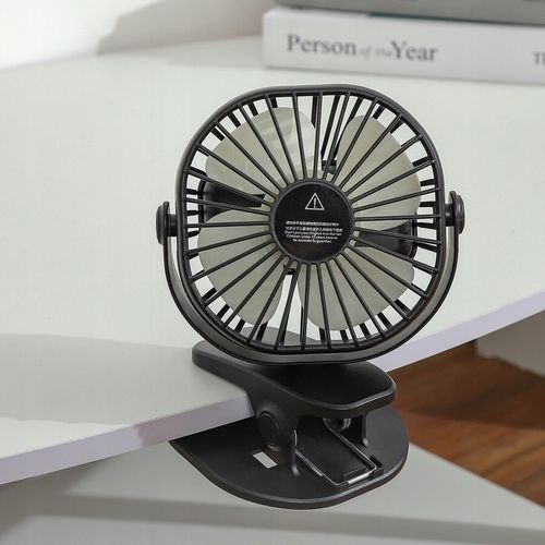 WENTYLATOR BIURKOWY CICHY WIATRAK BEZPRZEWODOWY 3 TRYBY USB TYPC na Arena.pl