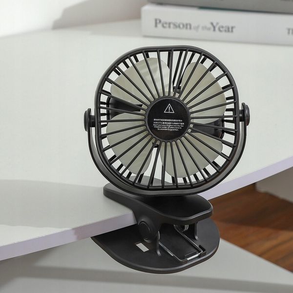 WENTYLATOR BIURKOWY CICHY WIATRAK BEZPRZEWODOWY 3 TRYBY USB TYPC zdjęcie 3